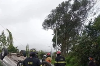 Foto: Cortesía Cuerpo de Bomberos de Cotacachi