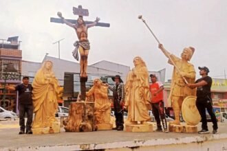 Obra Soldado Romano del artista David Marcelo